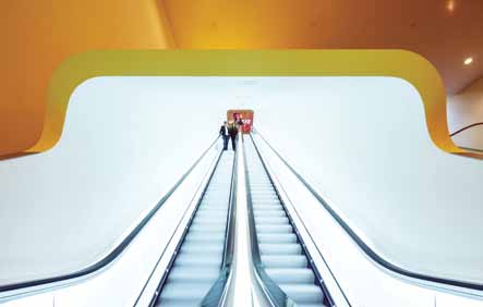 The Stedelijk Museum's click-bait-friendly escalator.